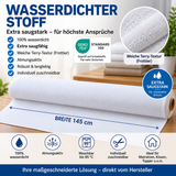 Wasserdichter Stoff nach Meter EXTRA saugstark 1,45 m Breite